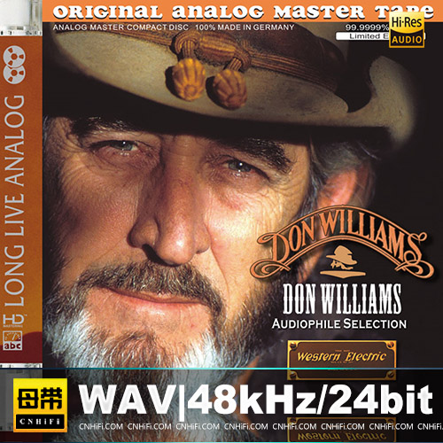 Don Williams – Audiophile Selection [6N纯银镀膜]