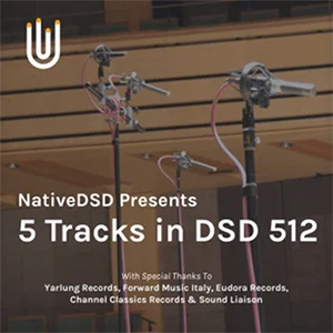 5 Tracks In DSD512 | 22.6MHz/1bit