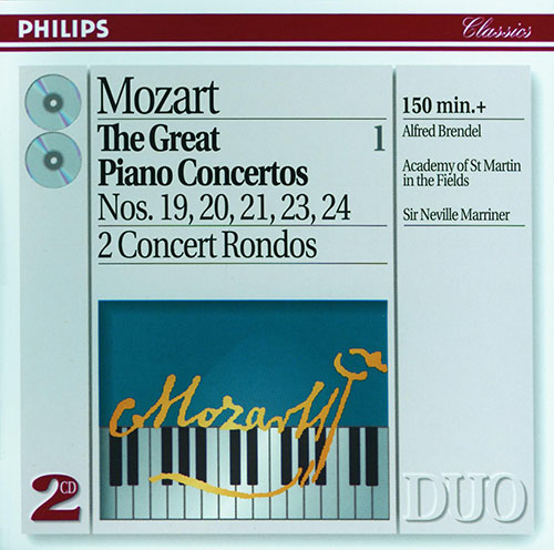Mozart: Great Piano Concertos Vol. 1, Nos. 19 20 21 23 24